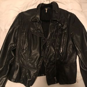 Free People Leather Jacket
